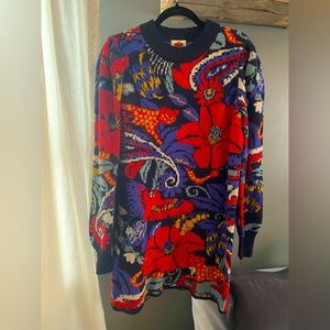 FARM Rio printed sweater dress